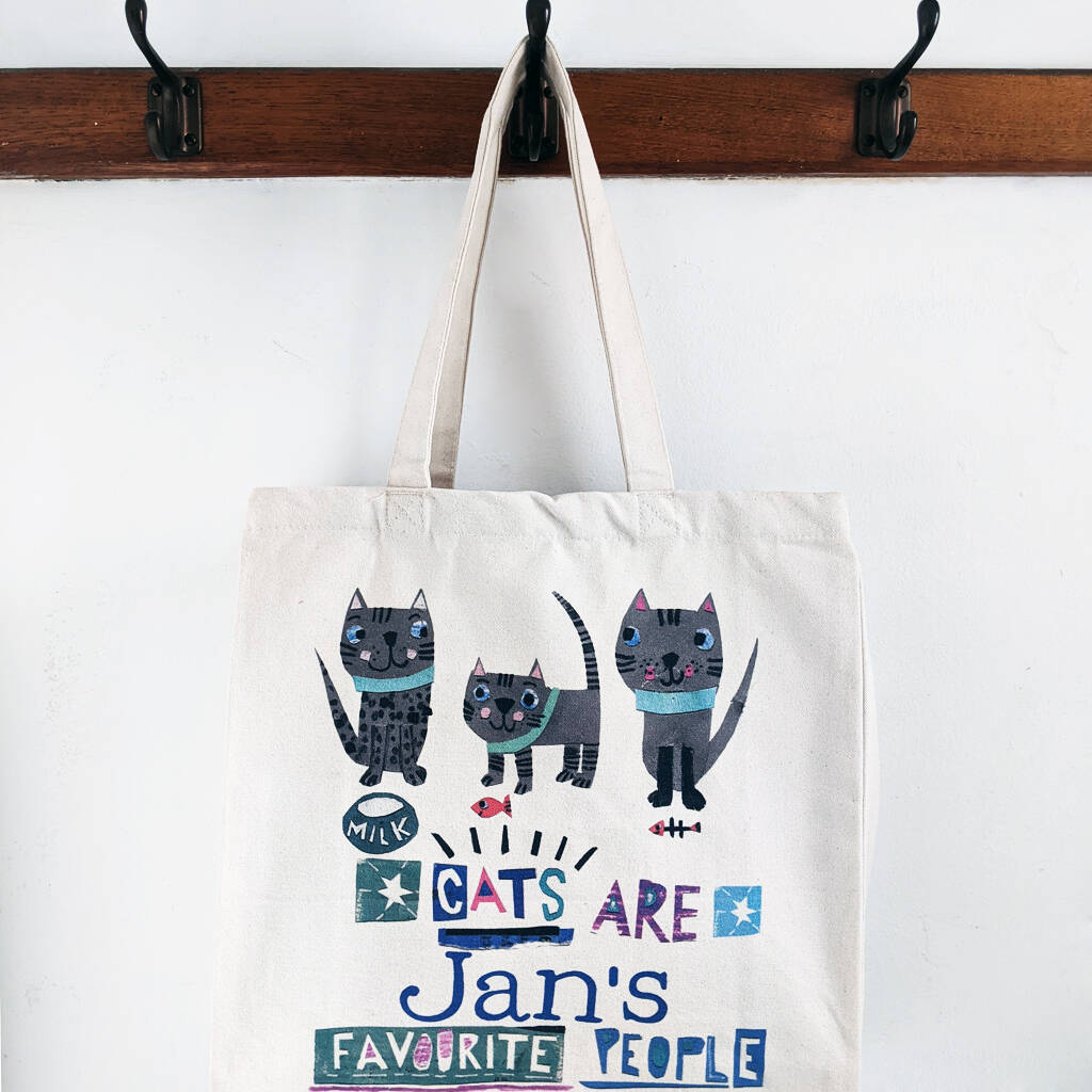 Personalised Cat Lady Bag