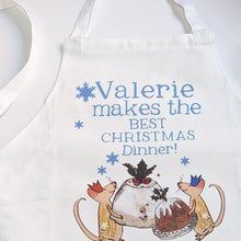 Load image into Gallery viewer, Personalised Christmas Dinner Apron
