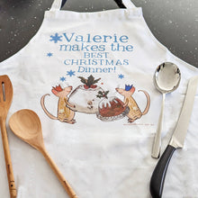 Load image into Gallery viewer, Personalised Christmas Dinner Apron
