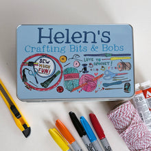 Load image into Gallery viewer, Personalised crafting tin
