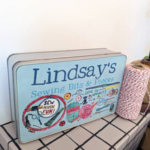 Load image into Gallery viewer, Personalised crafting tin
