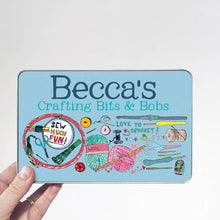 Load image into Gallery viewer, Personalised crafting tin
