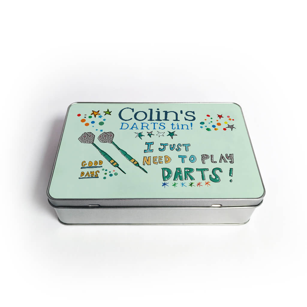 Personalised Darts Tin