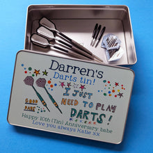 Load image into Gallery viewer, Personalised Darts Tin
