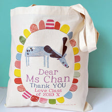 Load image into Gallery viewer, Personalised Dear Teacher Bag
