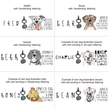 Load image into Gallery viewer, Personalised Dog Breed Illustration Mug
