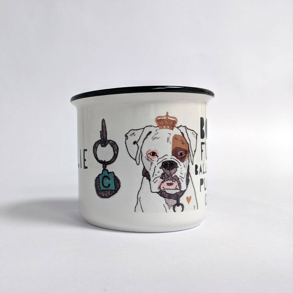 Personalised Dog Breed Illustration Mug