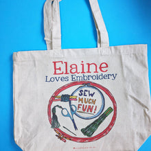 Load image into Gallery viewer, Personalised Embroidery and Cross Stitch Bag
