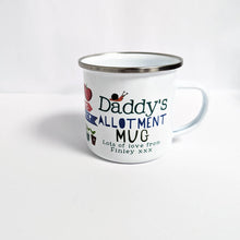 Load image into Gallery viewer, Personalised Enamel Allotment Mug
