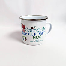 Load image into Gallery viewer, Personalised Enamel Allotment Mug
