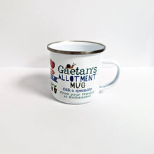 Load image into Gallery viewer, Personalised Enamel Allotment Mug
