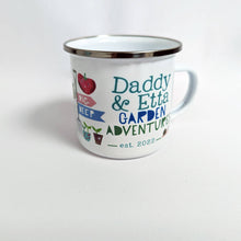 Load image into Gallery viewer, Personalised Enamel Allotment Mug
