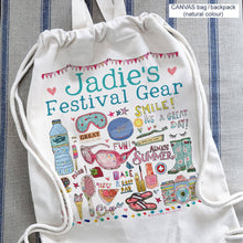 Load image into Gallery viewer, Personalised Festival Survival Bag
