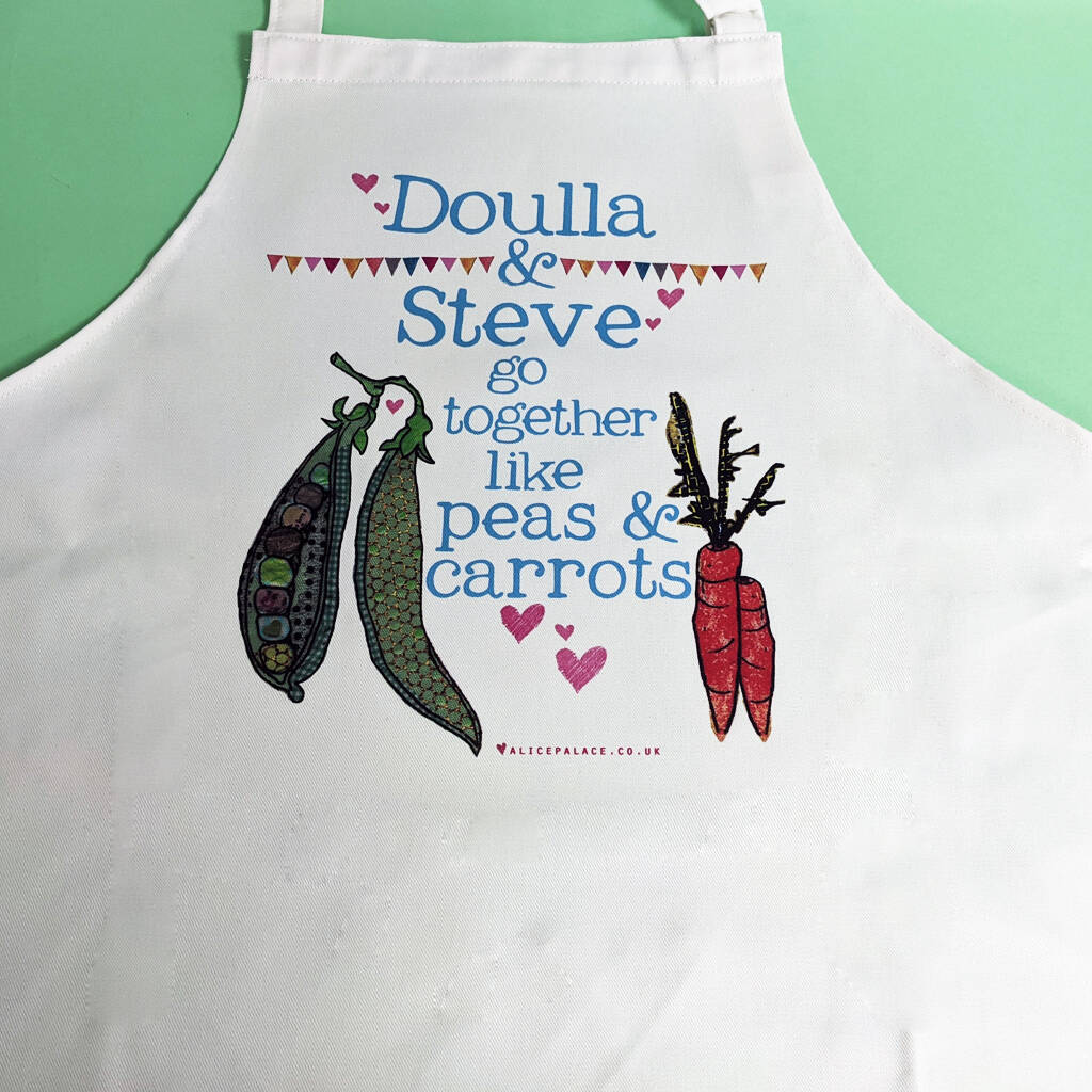 Personalised 'Go together like' Apron