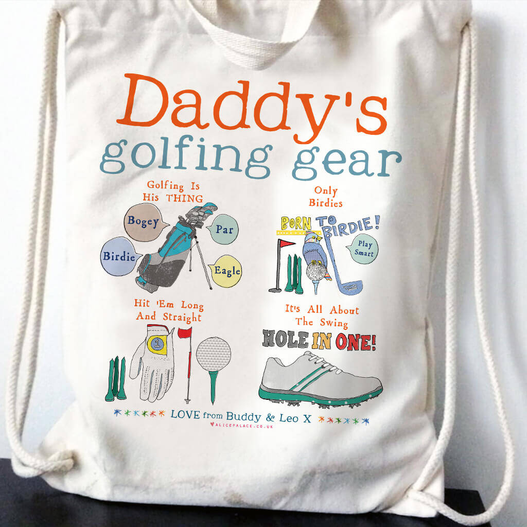 Personalised Golfing Story Bag