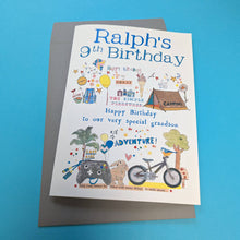 Load image into Gallery viewer, Personalised Kids Birthday Card
