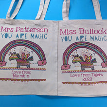 Load image into Gallery viewer, Personalised Magic Teacher Bag
