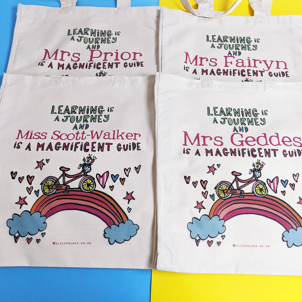 Personalised Magnificent Teacher Bag