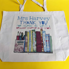 Load image into Gallery viewer, Personalised My Teacher&#39;s Chapter Bag
