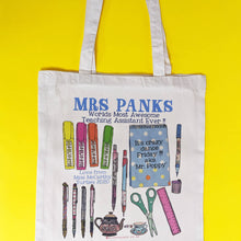 Load image into Gallery viewer, Personalised Queen Of The Classroom Bag
