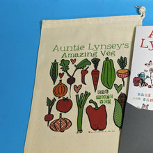 Load image into Gallery viewer, Personalised Reusable Cotton Veg Bag

