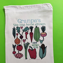 Load image into Gallery viewer, Personalised Reusable Cotton Veg Bag
