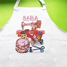 Load image into Gallery viewer, Personalised Sewing Apron
