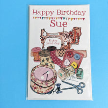 Load image into Gallery viewer, Personalised Sewing Card
