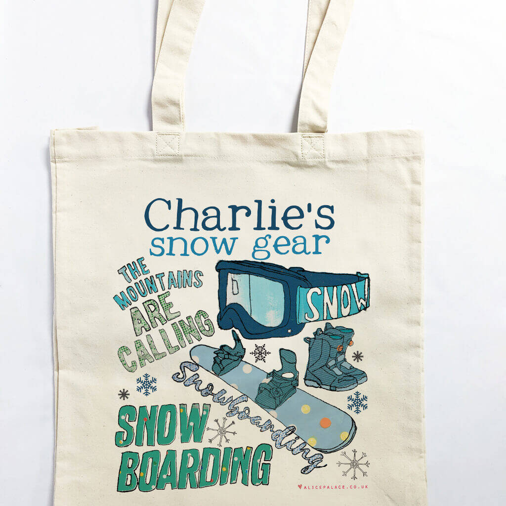 Personalised Snowboarding And Skiing Bag