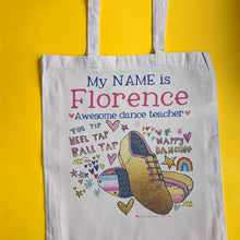 Load image into Gallery viewer, Personalised Disco, Steet, Ballet, And Tap Dancer Bag
