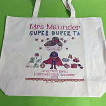 Load image into Gallery viewer, Personalised Super Duper Teacher Bag
