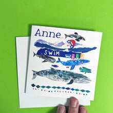 Load image into Gallery viewer, Personalised Swim Wild Card
