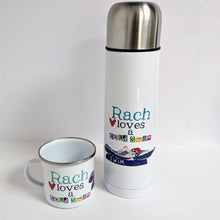 Load image into Gallery viewer, Personalised Swim Wild Flask And Mug Set
