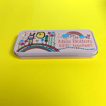 Load image into Gallery viewer, Personalised Teacher Pencil Tin
