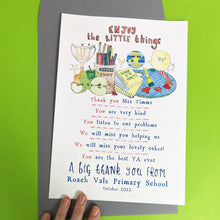 Load image into Gallery viewer, Personalised Thank You Teacher Print
