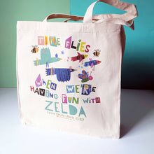Load image into Gallery viewer, Personalised Time Flies With A Fun Teacher Bag
