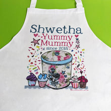 Load image into Gallery viewer, Personalised Yummy Mummy Apron
