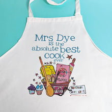 Load image into Gallery viewer, Personalised &#39;Absolute Best Cook Ever&#39; Apron
