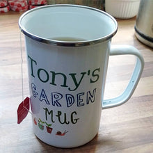 Load image into Gallery viewer, Personalised Enamel Allotment Mug
