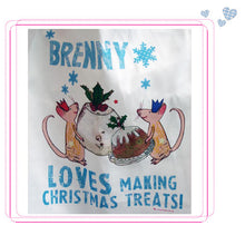 Load image into Gallery viewer, Personalised Christmas treats apron
