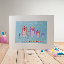 Load image into Gallery viewer, Personalised Bear Family Portrait
