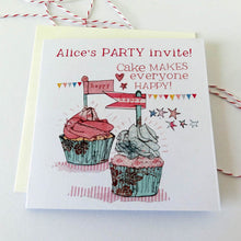 Load image into Gallery viewer, Personalised Party Invites
