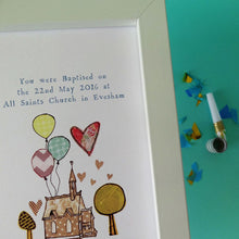 Load image into Gallery viewer, Personalised Christening Story Print
