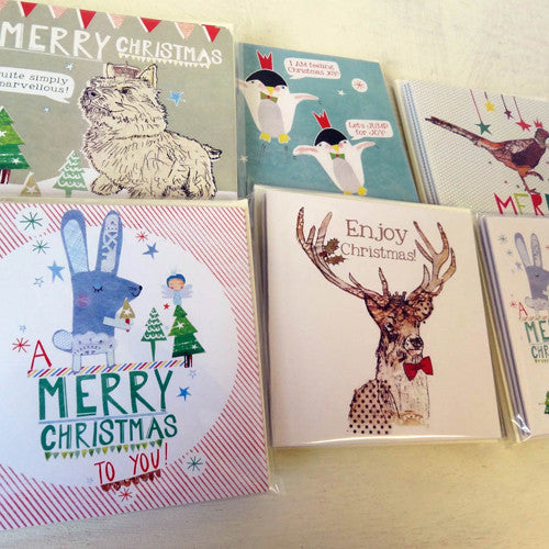 Pack Of Recycled Christmas Cards
