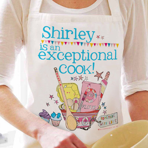 Personalised 'Exceptional Cook' Apron