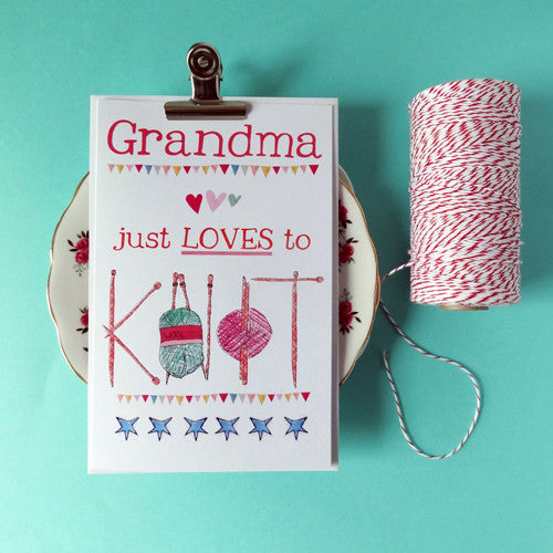 Personalised Knitting Card