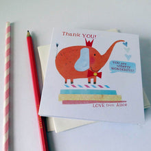 Load image into Gallery viewer, Personalised Super Fantastic Thankyou Cards
