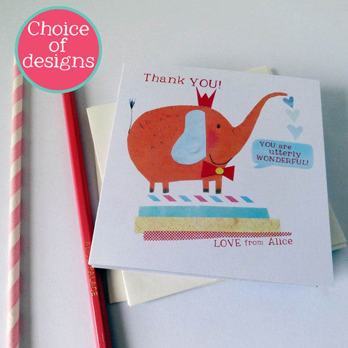 Personalised Super Fantastic Thankyou Cards