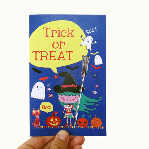 Trick or treat Halloween Card