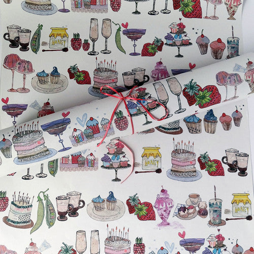 Recycled gift wrap - Yummy things